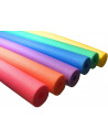 Churro para nadar 150 x 6 cm, color aleatorio, espagueti flotador de espuma, palo, tubo fideo flotador hueco para piscina, natac