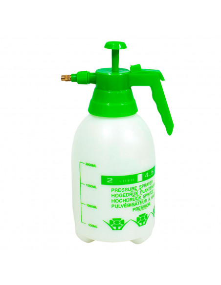 Pamex - Botella pulverizar, sulfatar. Bomba de presión/vaporización con pulverizador, boquilla de latón ajustable, jardinería, r