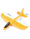 Tradineur - Avión planeador desmontable - Fabricación en porexpan - Alto alcance y rendimiento - 7 x 48,5 x 47 cm - Modelo Surti