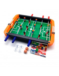Tradineur - Futbolín de juguete - Fabricación en metal y plástico - Ideal para pasar el rato con tus amigos y demostrar quien es
