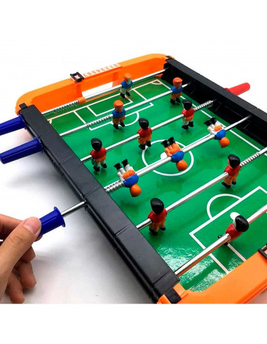 Tradineur - Futbolín de juguete - Fabricación en metal y plástico - Ideal para pasar el rato con tus amigos y demostrar quien es