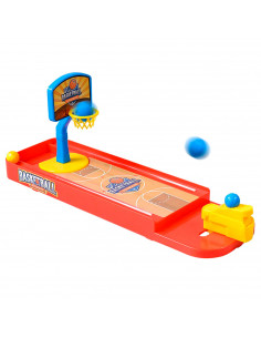 Tradineur - Juego de baloncesto/catapulta en mesa - Fabricado en plástico - Ideal para competir con familiares y amigos - 11,5 x