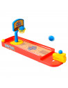 Tradineur - Juego de baloncesto/catapulta en mesa - Fabricado en plástico - Ideal para competir con familiares y amigos - 11,5 x