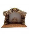 Tradineur - Cueva para figuras de nacimiento de 8-12 cm - Fabricación en corcho reciclable - Figura decorativa navidad, decoraci