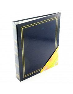 Tradineur - Álbum de foto en formato A4 - 4 anillas - Ideal para guardar todas tus fotos y rememorar momentos inolvidables - 32