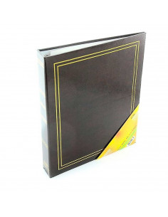 Tradineur - Álbum de foto en formato A4 - Contiene 4 anillas - Ideal para guardar todas tus fotos y rememorar momentos inolvidab