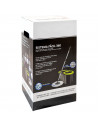 Tradineur - Set completo de cubo, fregona de microfibra giratoria 360º, escurridor y mango de acero inoxidable, limpieza de suel