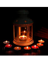 Tradineur - Pack de 10 velas de té aromáticas, tealights perfumadas, tiempo de combustión: 5 horas, decoración del hogar (Canela