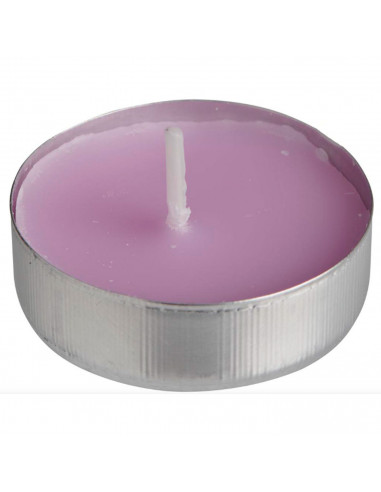 Tradineur - Pack de 20 velas de té perfumadas, tealights aromáticas, tiempo de combustión: 4,5 horas, decoración del hogar (Lava