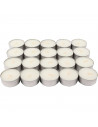 Tradineur - Pack de 20 velas de té con aroma, tealights perfumadas, tiempo de combustión: 4,5 horas, decoración del hogar (Coco,