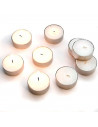 Tradineur - Pack de 20 velas de té con aroma, tealights perfumadas, tiempo de combustión: 4,5 horas, decoración del hogar (Coco,