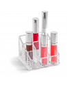 Tradineur - Organizador cosmético transparente N.º 3 - Fabricación en plástico - Ideal para organizar tus artículos cosméticos -