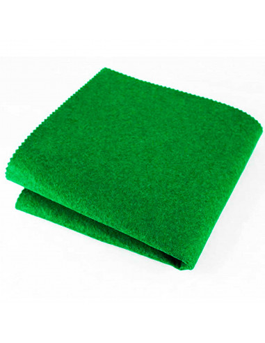 Tradineur - Tapete de póker, mantel, alfombrilla de fieltro para juegos de mesa, salón, cartas, grosor 1 mm (Verde, 50 x 50 cm)