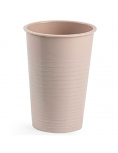 Tradineur - Vaso reutilizable de polipropileno duro y resistente, vaso mediano lavable para picnic, camping, bebidas calientes y