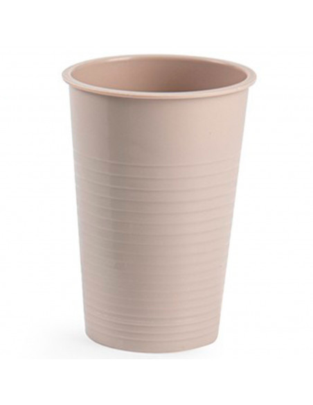 Tradineur - Vaso reutilizable de polipropileno duro y resistente, vaso mediano lavable para picnic, camping, bebidas calientes y