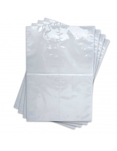 Tradineur - Pack de 20 hojas para álbum fotográfico - Fotografías de 10 x 15 cm - 8 espacios por hoja - Ideal para guardar todas