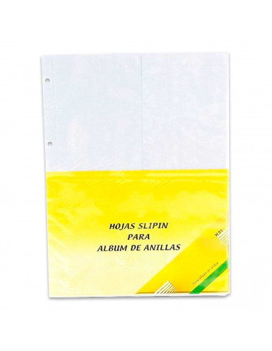 Tradineur - Pack de 10 hojas para álbum fotográfico - Fotografías de 20 x 15 cm - 4 espacios por hoja - Ideal para guardar todas