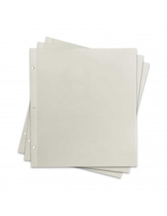 Tradineur - Pack de 20 hojas adhesivas para álbum fotográfico - 23,5 x 31 cm - Ideal para guardar todas tus fotos e inmortaliza