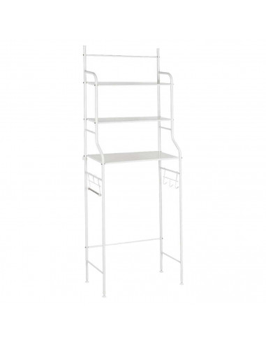 Tradineur - Estantería Multiusos para baño - Fabricado en acero inoxidable - De pie sin punzonado, protege la pared, fácil de mo