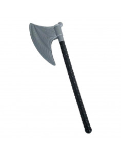 Tradineur - Hacha Vikinga - Fabricación en plástico - Apto para jóvenes - Complemento para carnaval, Halloween y celebraciones -