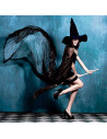 Tradineur - Escoba de bruja de 1 m - Para jóvenes y adultos - complementos para carnaval, halloween y celebraciones - 91 cm - Mo