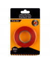 Tradineur - Cinta aislante autoadhesiva de pvc, resistente, instalaciones eléctricas, reparar, proteger y agrupar cables, bricol