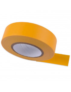 Tradineur - Cinta aislante adhesiva de pvc, resistente, instalaciones eléctricas, reparar, proteger y agrupar cables, bricolaje