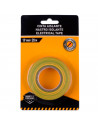 Tradineur - Cinta aislante de pvc adhesiva, resistente, instalaciones eléctricas, reparar, proteger y agrupar cables, bricolaje