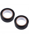 Tradineur - Pack de 2 cintas aislantes autoadhesivas de pvc, instalaciones eléctricas, reparar, proteger y agrupar cables, brico