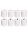 Tradineur - Pack de 8 rollos de papel térmico - Apto para marcas de TPV, cajas registradoras táctiles, impresoras térmicas, calc