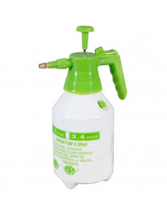 Tradineur - Pulverizador manual a presión, botella para sulfatar, bomba de presión/vaporización, boquilla ajustable, riego, jard