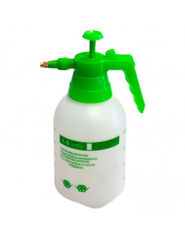 Tradineur - Pulverizador manual a presión, botella para sulfatar, bomba de presión/vaporización, boquilla ajustable, riego, jard