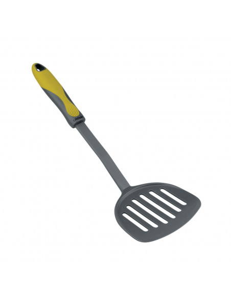 Tradineur - Espátula de nylon y silicona, de 33 x 11 x 2 cm para cocina. Pala para realizar labores de cocina y repostería. Uten