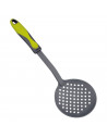 Tradineur - Espumadera de nylon y silicona, de 33 x 11,5 x 2 cm para cocina. Pala para realizar labores de cocina y repostería.