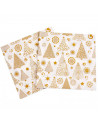 Tradineur - Pack de 20 servilletas navideñas de papel decoradas, fiestas, celebraciones, decoración de Navidad, 33 x 33 cm, dise