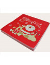 Tradineur - Pack de 20 servilletas navideñas de papel decoradas, fiestas, celebraciones, decoración de Navidad, 33 x 33 cm, dise