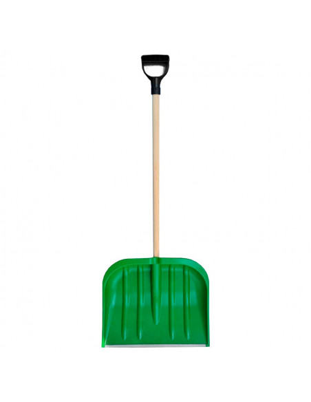 Tradineur - Pala quitanieves - Fabricado en plástico, acero y madera - Pala para la retirada rápida y cómoda de nieve - 121,5 cm Tradineur - Pala quitanieves - Fabricado en plástico, acero y madera - Pala para la retirada rápida y cómoda de nieve - 121,5 cm