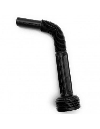 Tradineur - Bidón gasolina con embudo 20 litros, tanque, garrafa combustible de plástico con cánula, tubo flexible (Rojo, 40 x 2