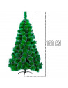 Tradineur - Árbol artificial de navidad - Diseño con nieve - Altura de 120 cm - Fácil montaje - Fabricación en PVC, metal revest