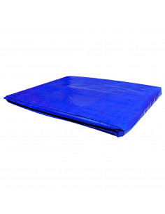 Tradineur - Toldo de polietileno, 80 gramos - Ideal para exteriores - Fabricado en polietileno - Medidas 3 x 4 m y impermeable -