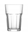 Tradineur - Set de 6 vasos de cristal clásicos "Aras", base gruesa, resistentes, aptos para lavavajillas, refrescos, agua, bebid