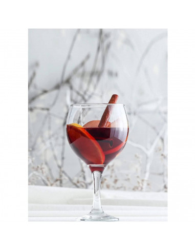 Tradineur - Set de 6 copas de cristal Misket para cócteles, combinados, vino, agua, aptas para lavavajillas, elegantes, fiesta