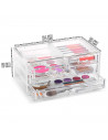 Tradineur - Organizador cosmético transparente N.º 7 - Fabricación en España - Ideal para organizar tus artículos cosméticos - 1