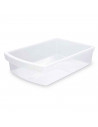 Tradineur - Bandeja para frigorífico transparente, bandeja para hostelería, 7,5  litros, medidas 38 x 25 x 9,5 cm