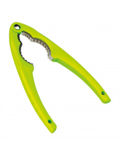 Tradineur - Cascanueces para mariscos - Fabricado en plástico y acero inoxidable - práctico y cómodo cascanueces para variedades