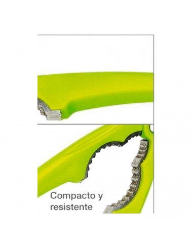Tradineur - Cascanueces para mariscos - Fabricado en plástico y acero inoxidable - práctico y cómodo cascanueces para variedades