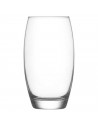 Tradineur - Set de 6 vasos altos de cristal Empire para cócteles, combinados, refrescos, agua, aptos para lavavajillas, fiesta