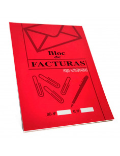 Tradineur - Bloc de facturas - Formato A6 - Registro de venta, gastos, inversión y factura recibidas - Ideal para la gestión de