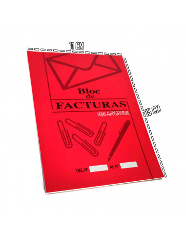 Tradineur - Bloc de facturas - Formato A6 - Registro de venta, gastos, inversión y factura recibidas - Ideal para la gestión de