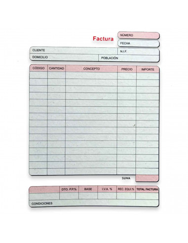 Tradineur - Bloc de facturas - Formato A6 - Registro de venta, gastos, inversión y factura recibidas - Ideal para la gestión de